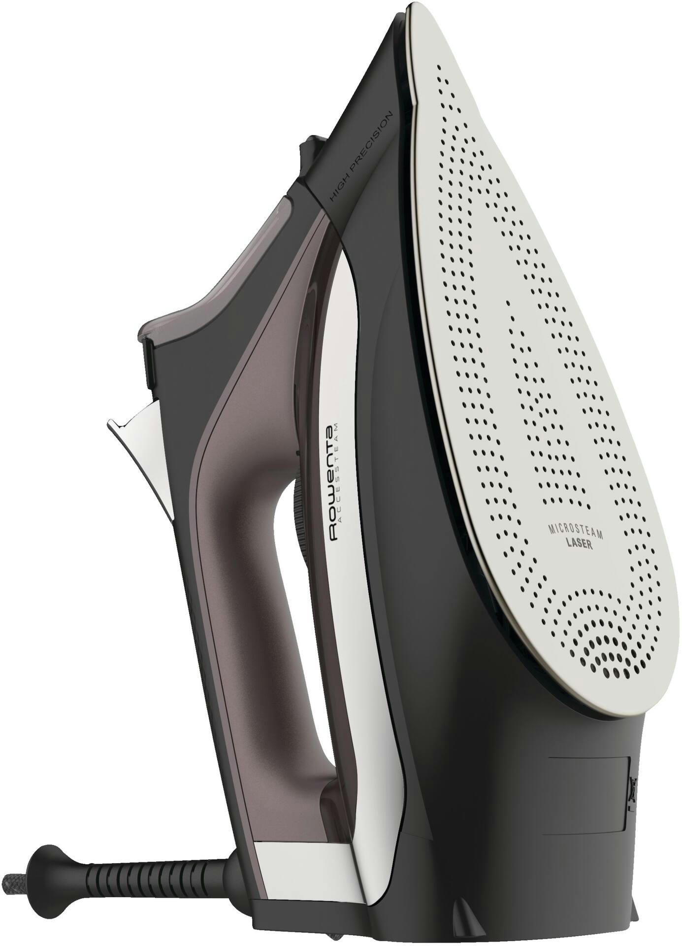Rowenta 1700W Compact Steam Iron with Stainless Steel Soleplate and Auto Shutoff, Brown/Black