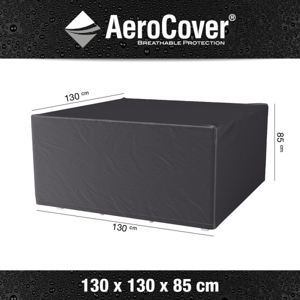 Pokrowiec kwadratowy na meble7913 130x130x85 AeroCover szary