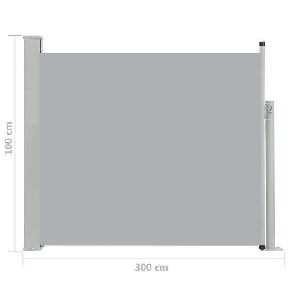 vidaXL Patio Retractable Side Awning Garden Privacy Screen Shade Multi Colors
