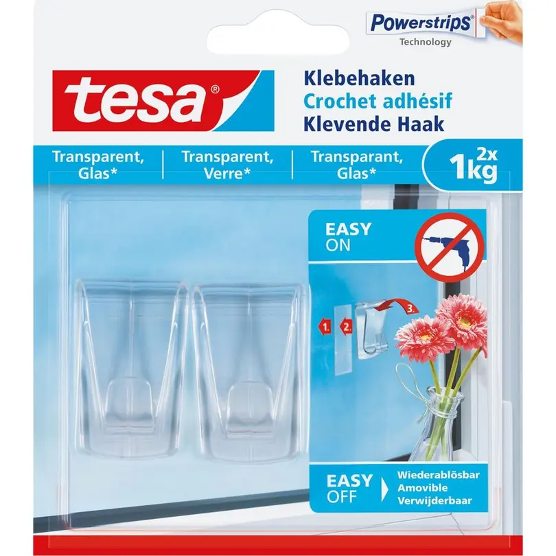 Selbstklebehaken 2er-Set TESA