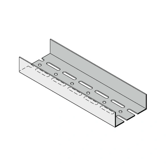 Profil, Verzinkter Stahl, BxHxL: 100 mm x 40 mm x 2600 mm