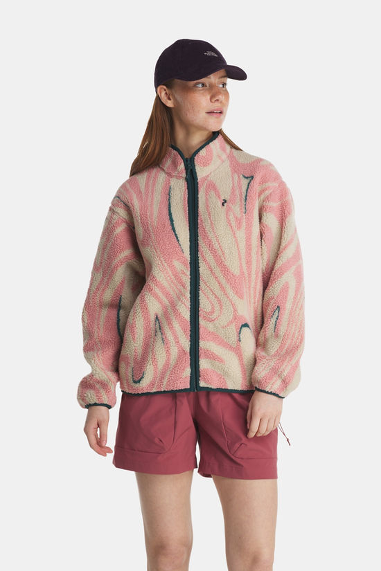 Peak Performance Graphic Pile Fleecevest Dames