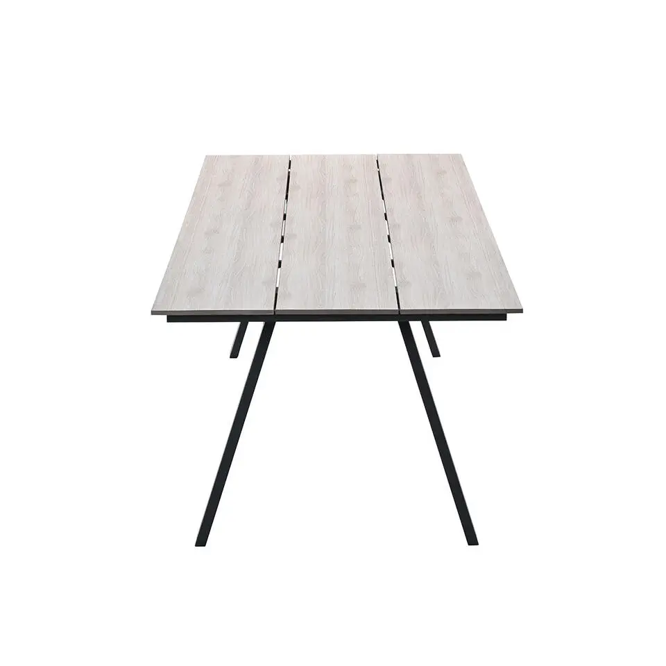 Garden Impressions Braga tuintafel 220 x 100 cm - donker grijs