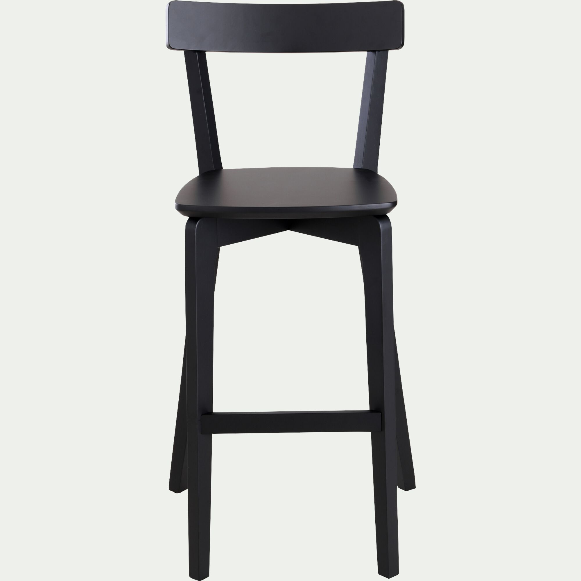 SUZIE - Chaise de bar H75cm - noir