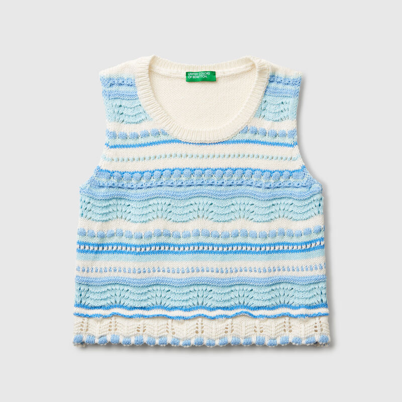 Knit stitch top