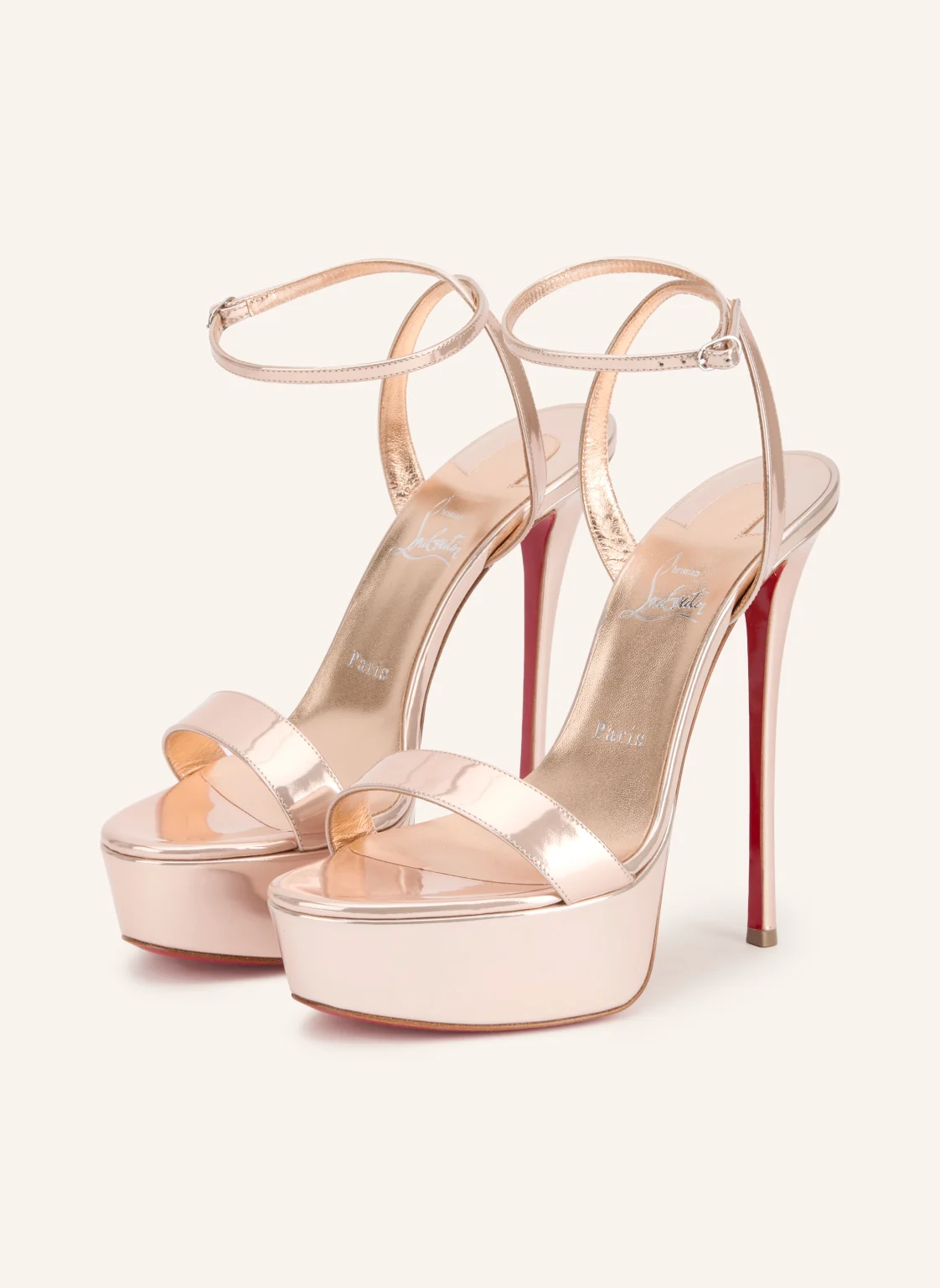 Christian Louboutin Plateau-Sandaletten LOUBI QUEEN ALTA 150