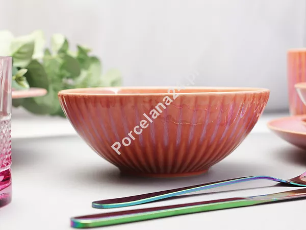 Serwis obiadowo - herbaciany na 6 osób (26 el.) Lubiana - Stoneware Blush