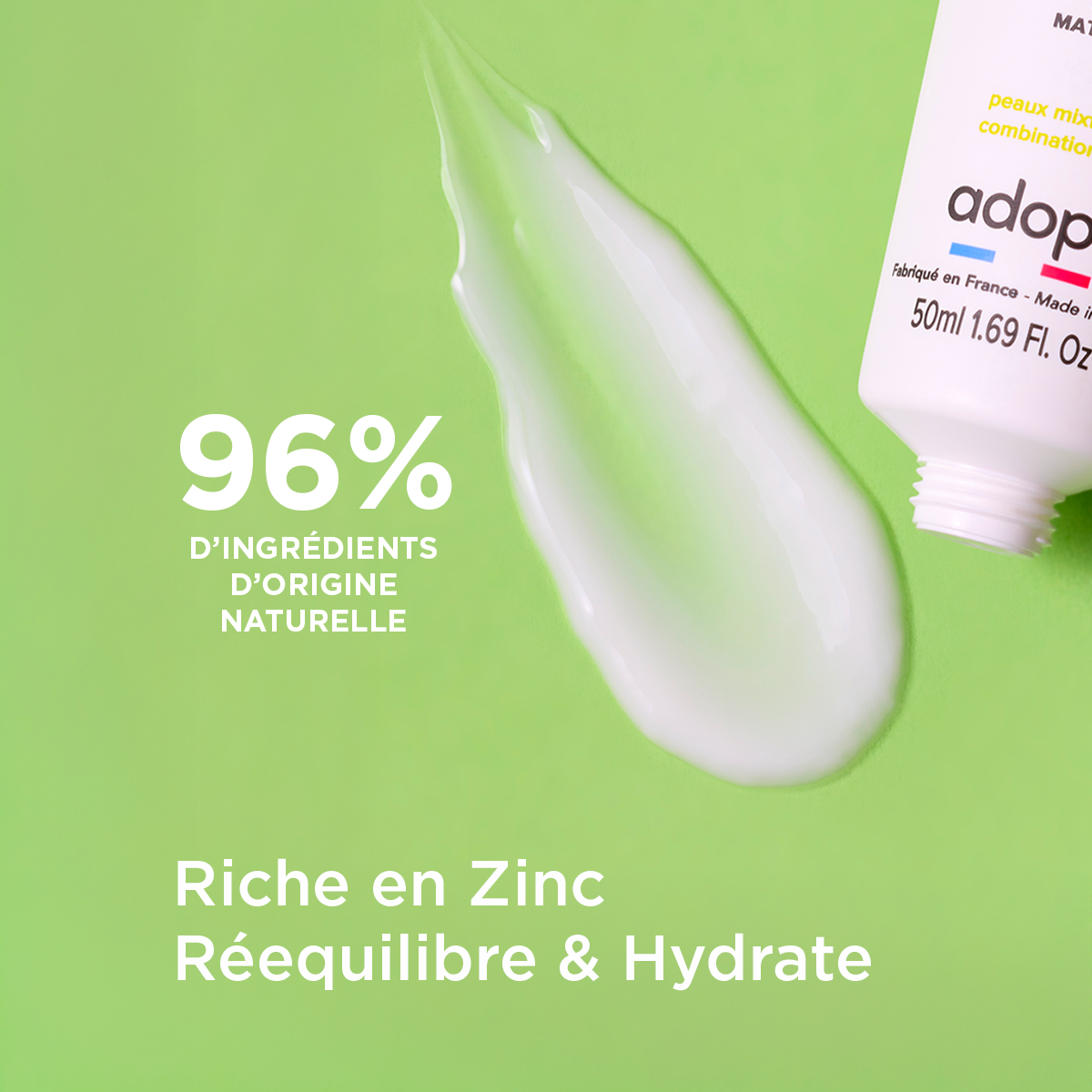 Purifiante & MatifianteSoin matifiant hydratant au zinc 50 ml