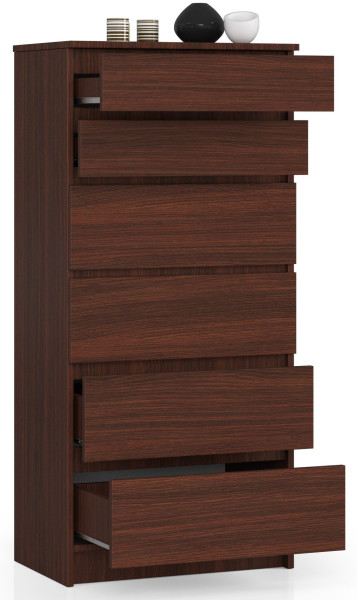Komoda AKORD K60 Wenge 60 cm Wenge mat 60x40x130 cm