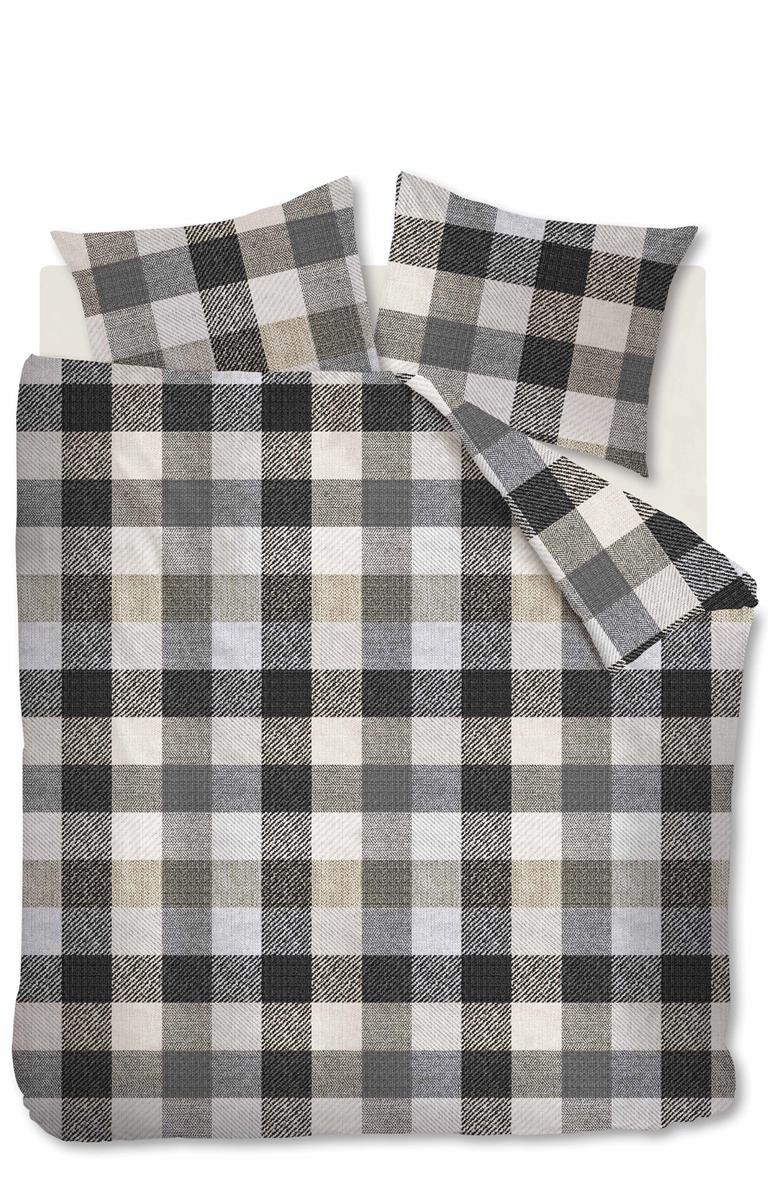 Beddinghouse dekbedovertrek Beckett - 200x200/220 cm - grijs