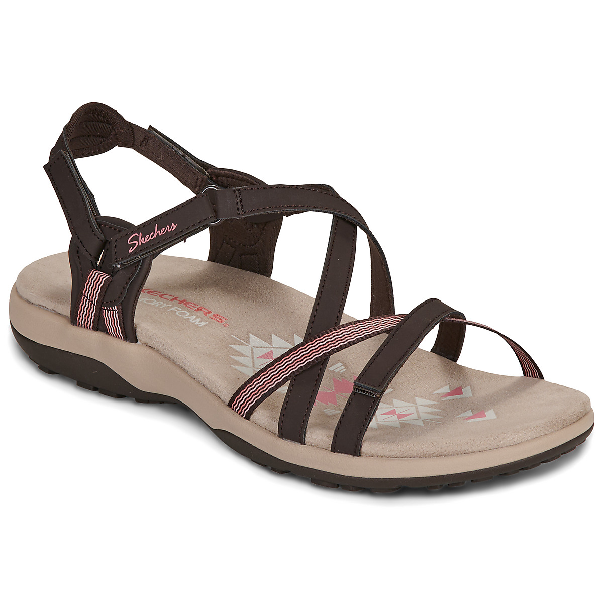 Skechers - REGGAE SLIM SUN ARRAY - Brown