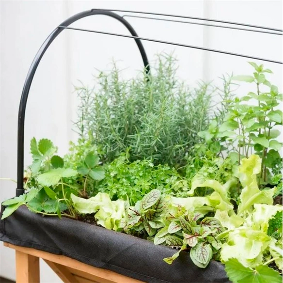 Hochbeet »Wall Hugger«, 0,75, Natur, mit Rahmen & PVC Abdeckung, LxBxH: 77 x 46 x 63 cm
