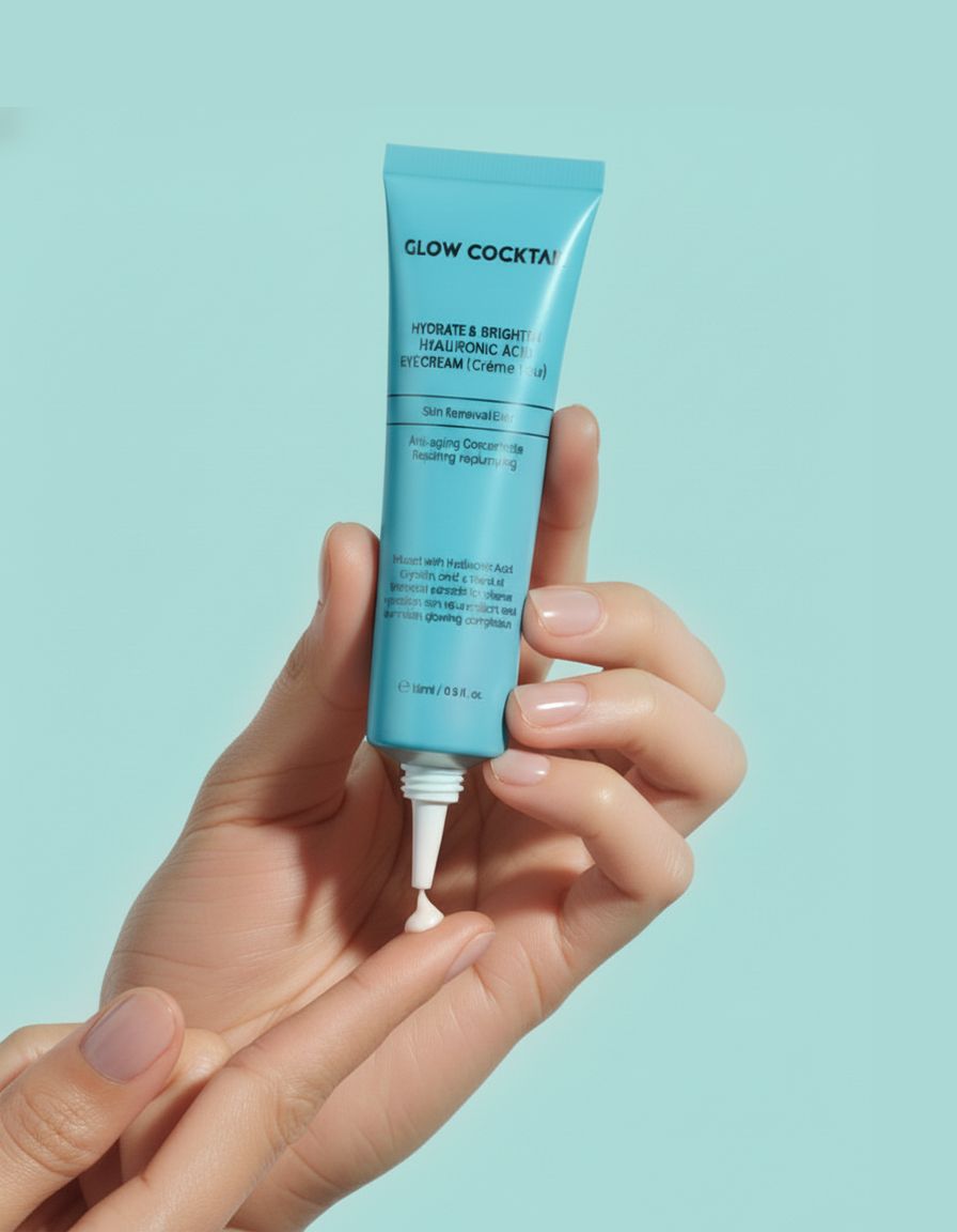 GlowCocktail London Glow Cocktail Hydrate & Brighten Hyaluronic Acid Eye Cream 15ml