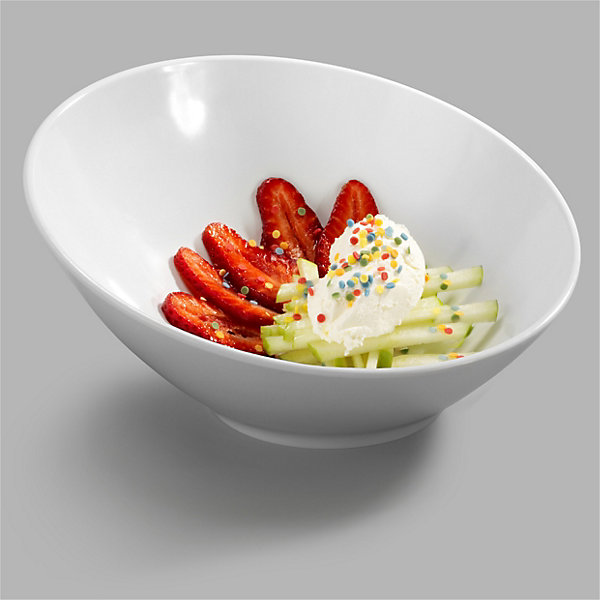 Bol Rond Incliné Mélamine 21,2 à 36 cm - Pujadas - Blanc - l0.1- L0.1- P0.1- h10- Mélaminé