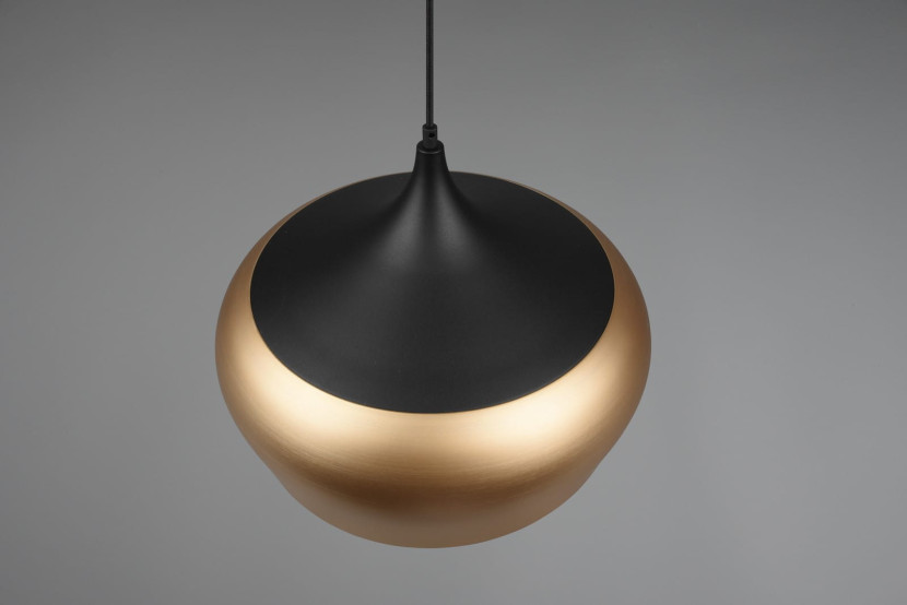 Lampa wisząca złota CHIRON 1xE27x40W wym: 150x45x45 cm Trio