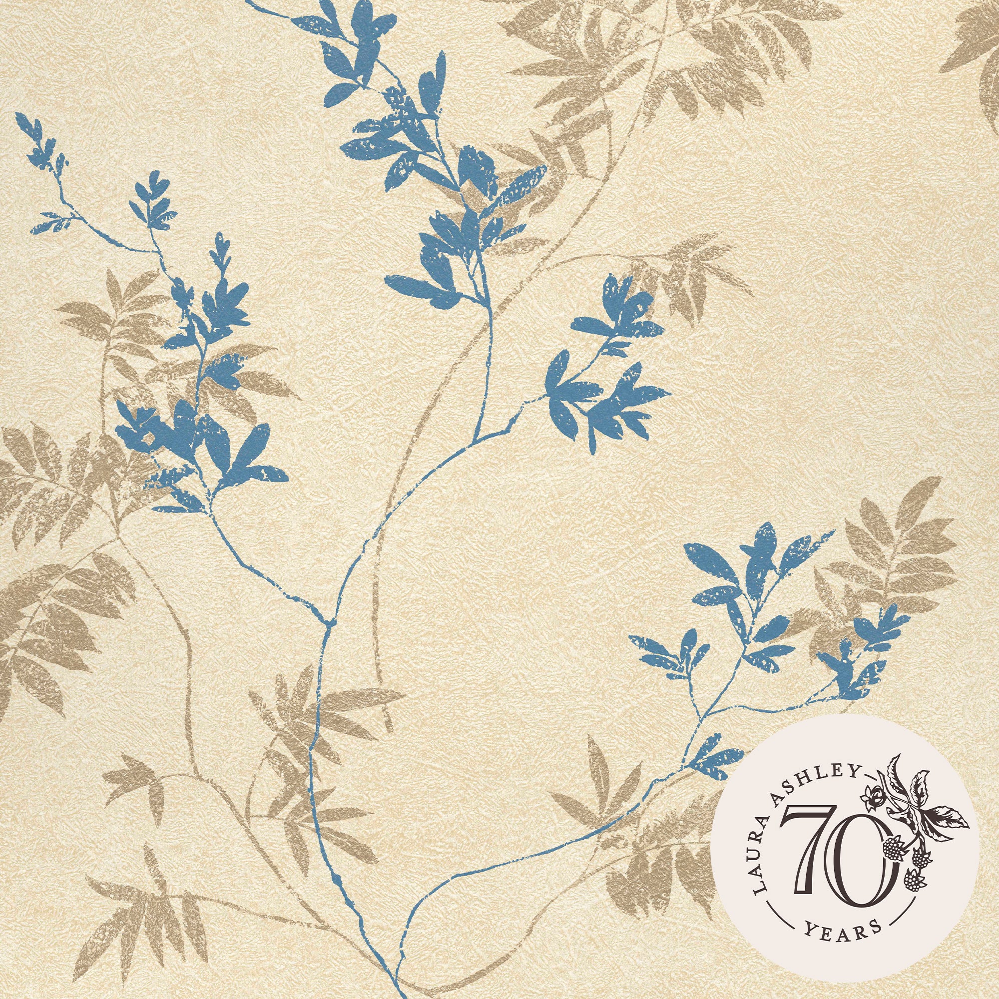 Laura Ashley Vliesbehang - Mari Gold - Goud 10mx52cm
