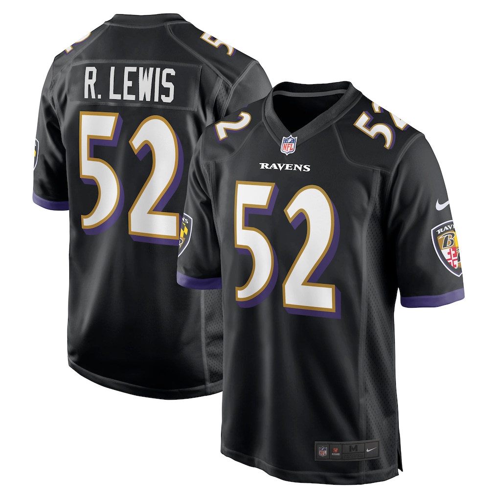 Ray Lewis Baltimore Ravens Nike Retired Player Game Jersey - Black