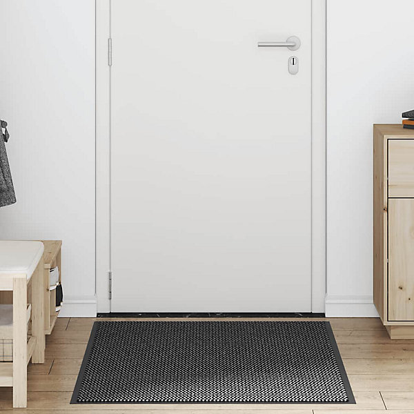 Paillasson anthracite 90x150 cm vidaXL