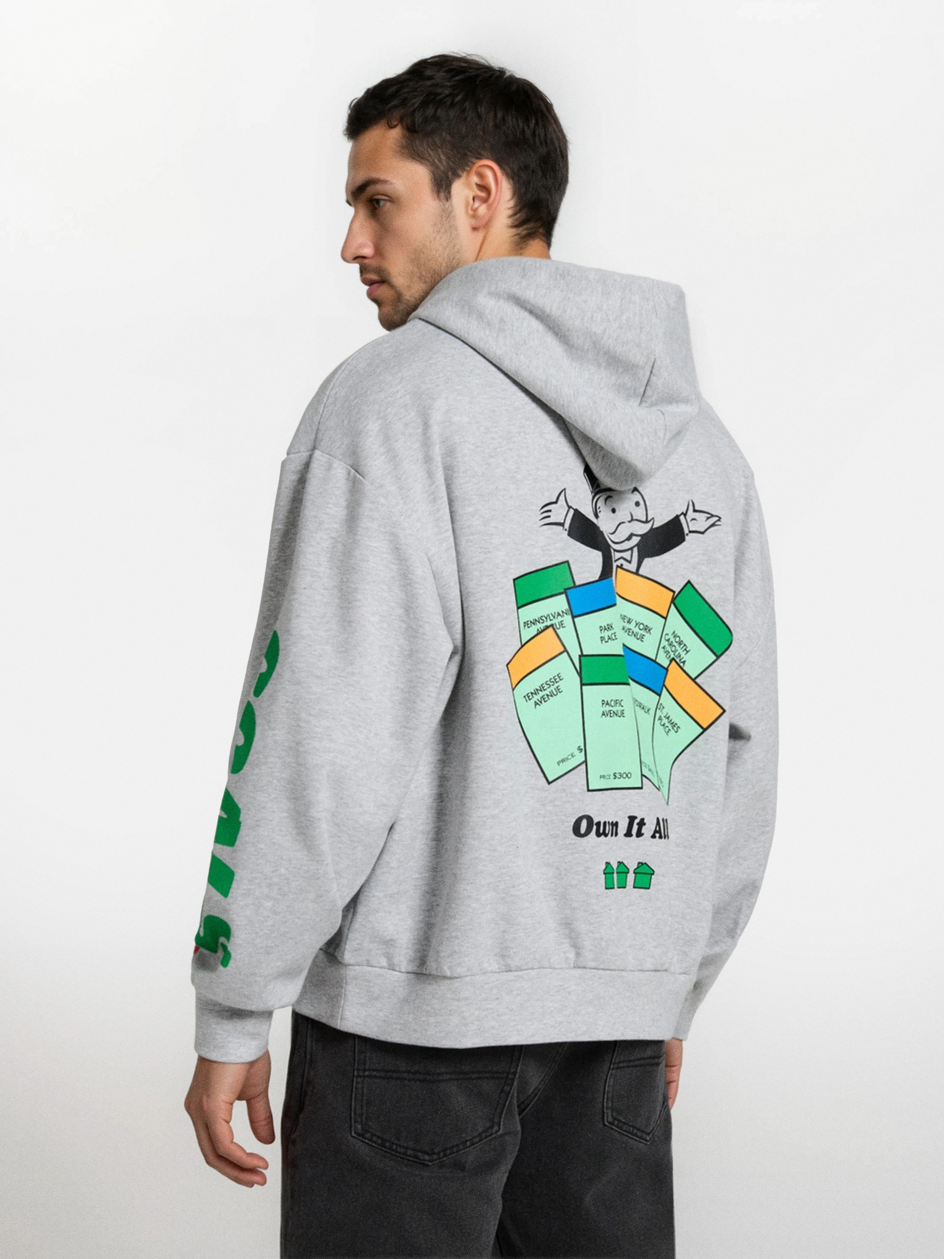 Bluza hoodie z nadrukiem Monopoly