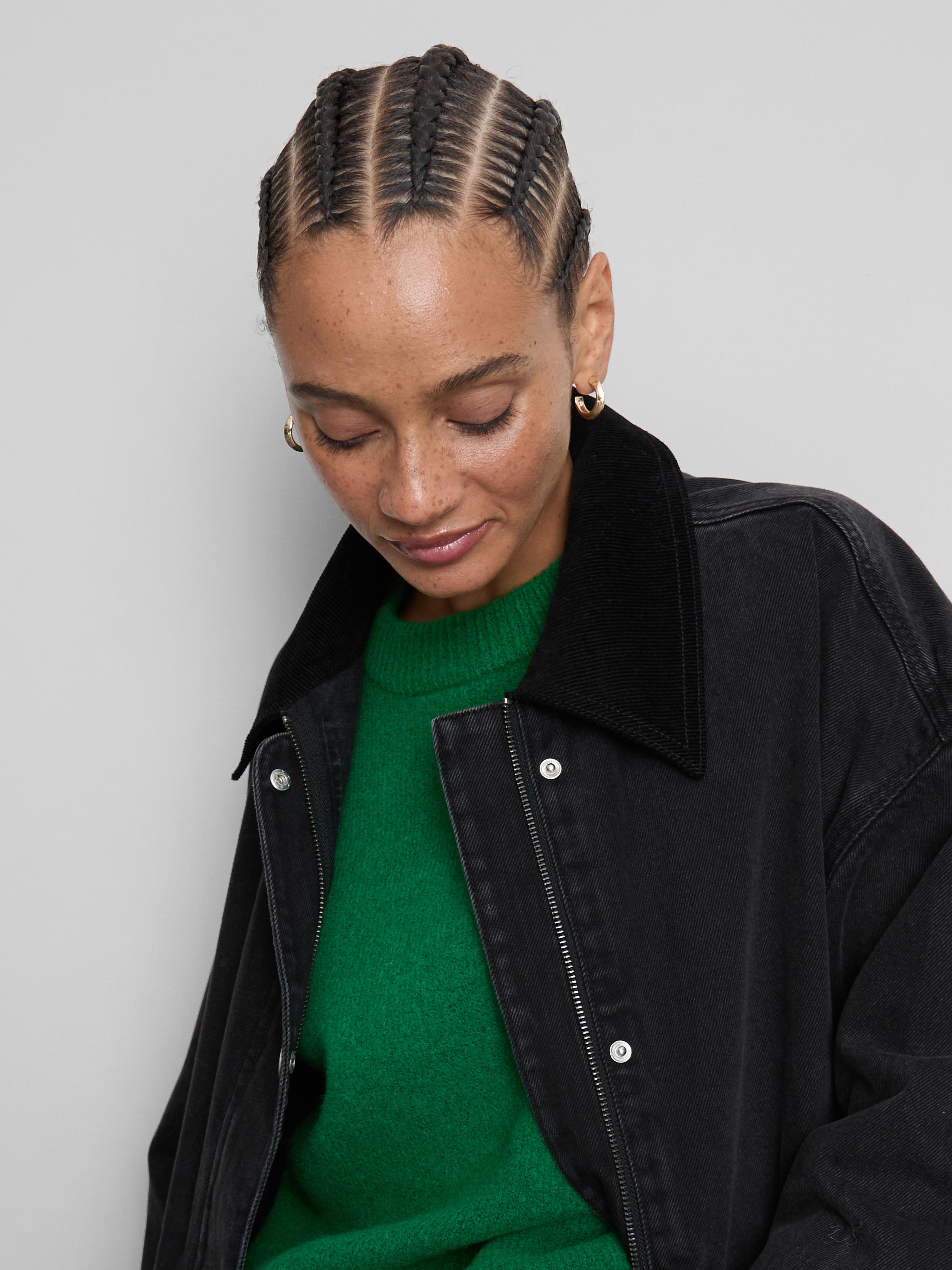 Cotton Cinched Waist Barn Jacket