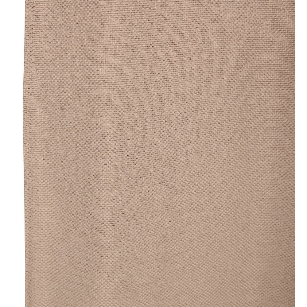 Rideau occultant effet tramé beige 140x240cm