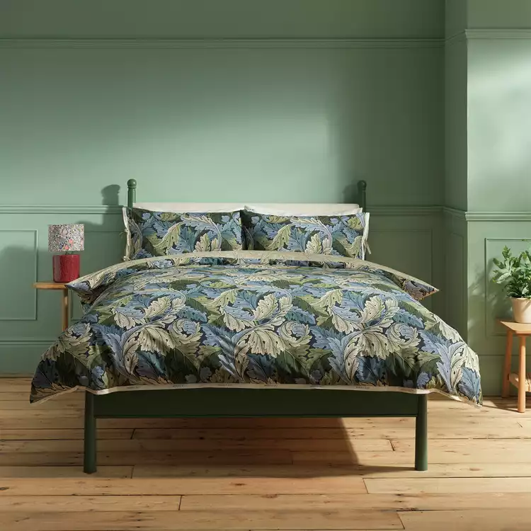 Habitat x Morris & Co. Acanthus Blue Bedding Set - Single