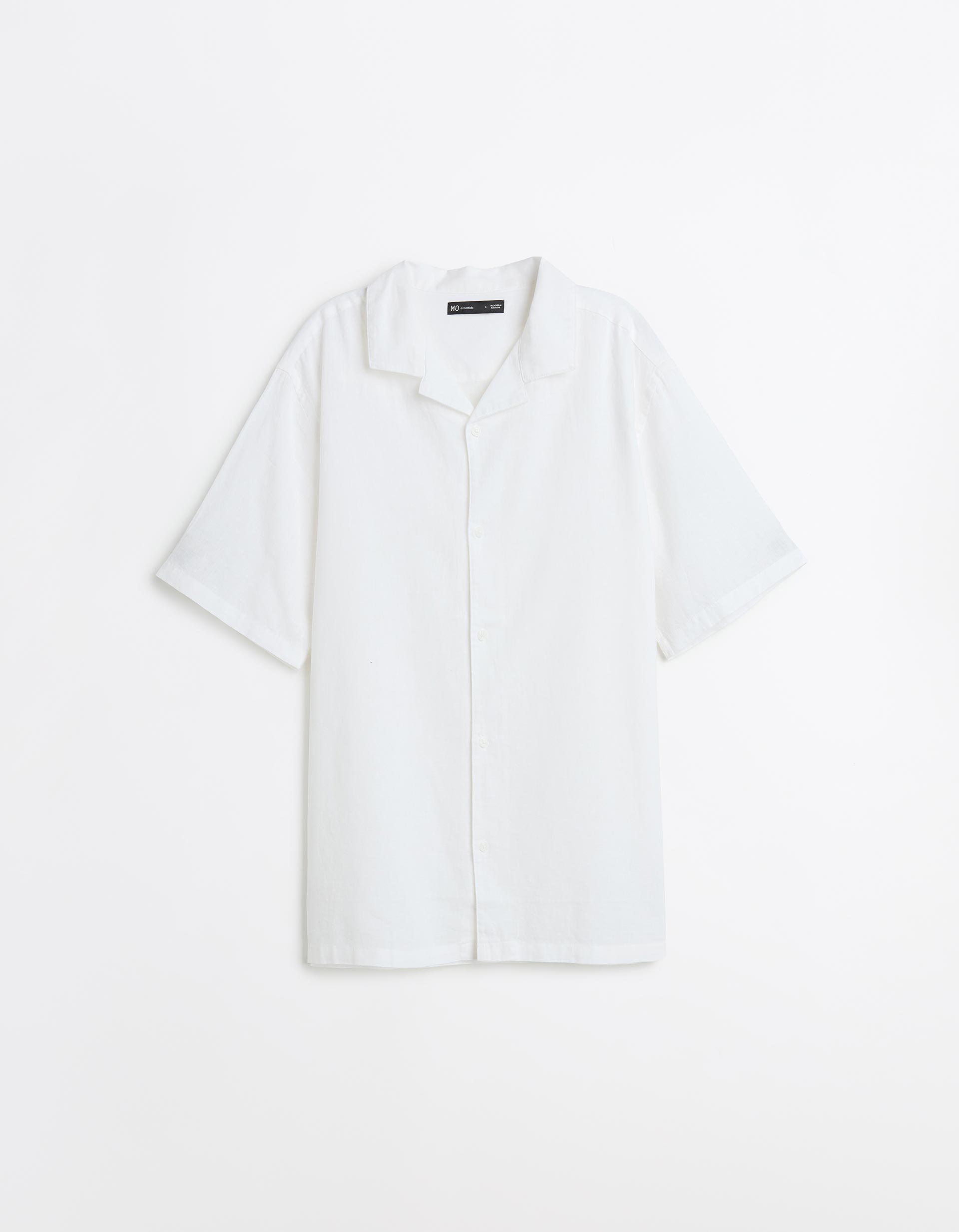 Camisa com Linho, Homem, Branco