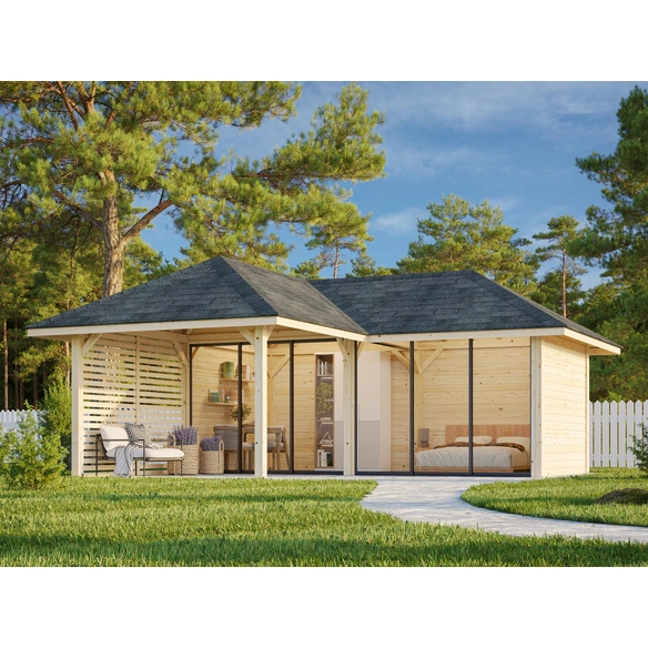 Pavillon »Bianca Set 213 Slide«, BxHxT: 588 x 319 x 588 cm, Grau