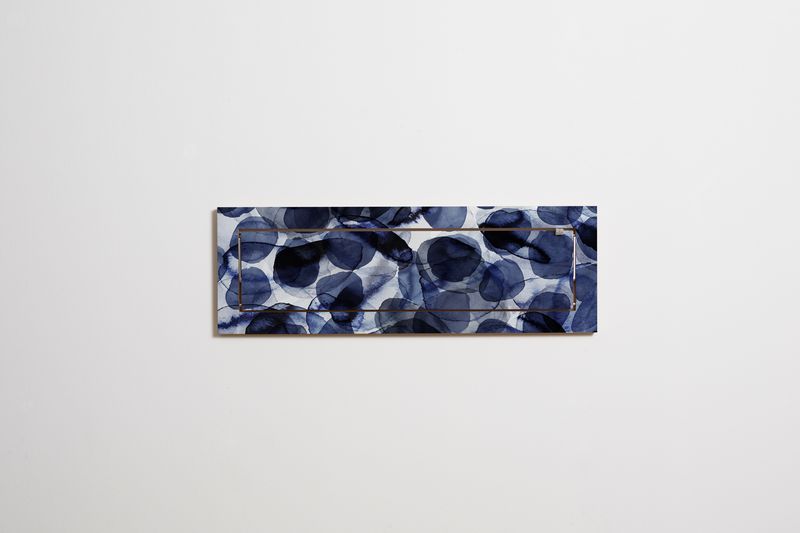 Fläpps plank 80x27-1 - Bubbles Indigo door Pattern Studio