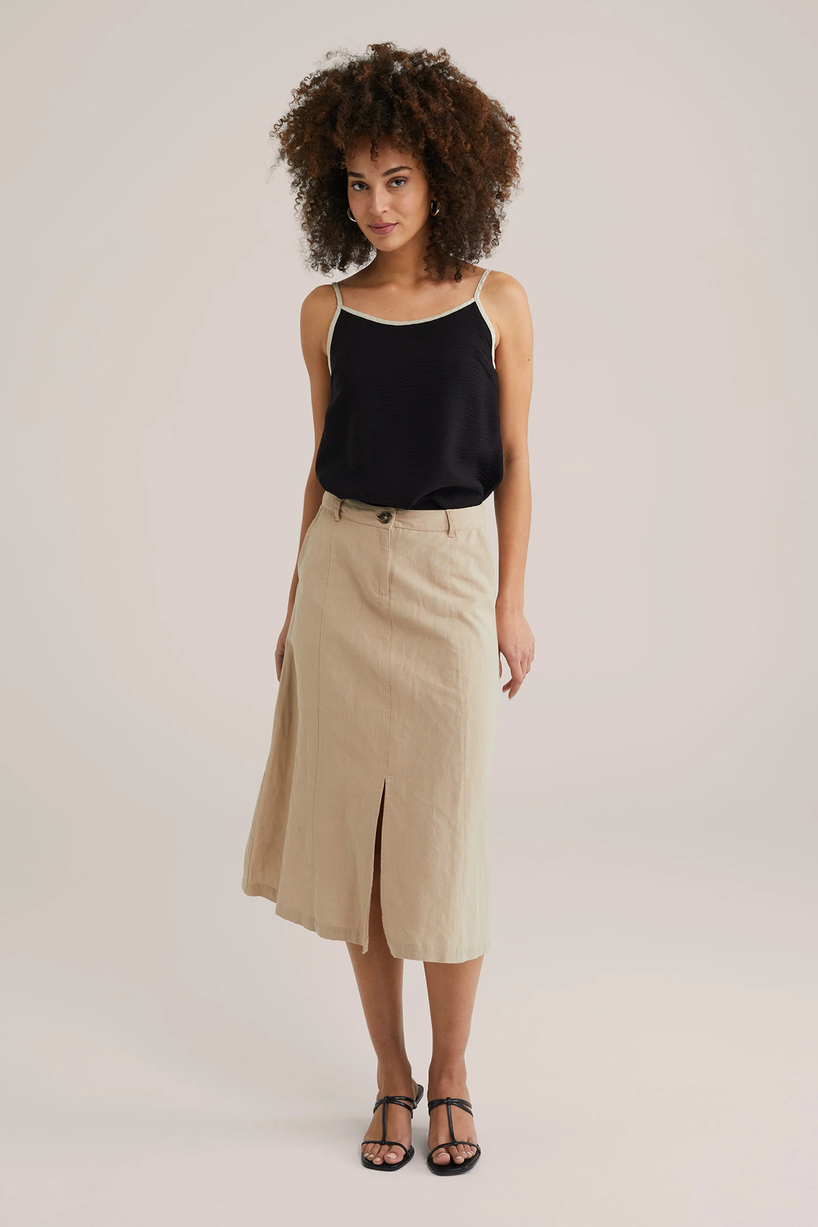 Dames singlet met verstelbare bandjes