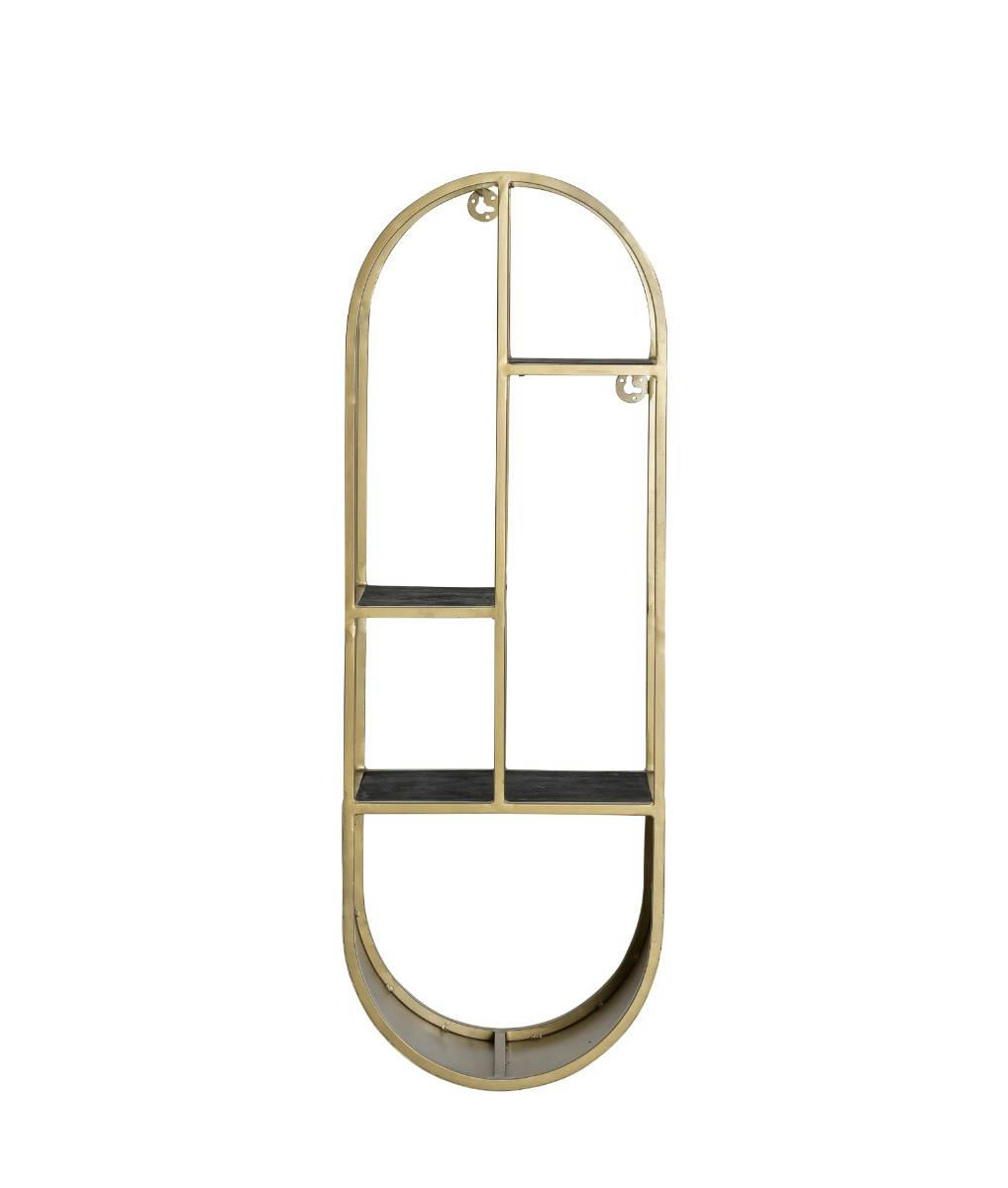 - Etagère en métal doré 35 cm