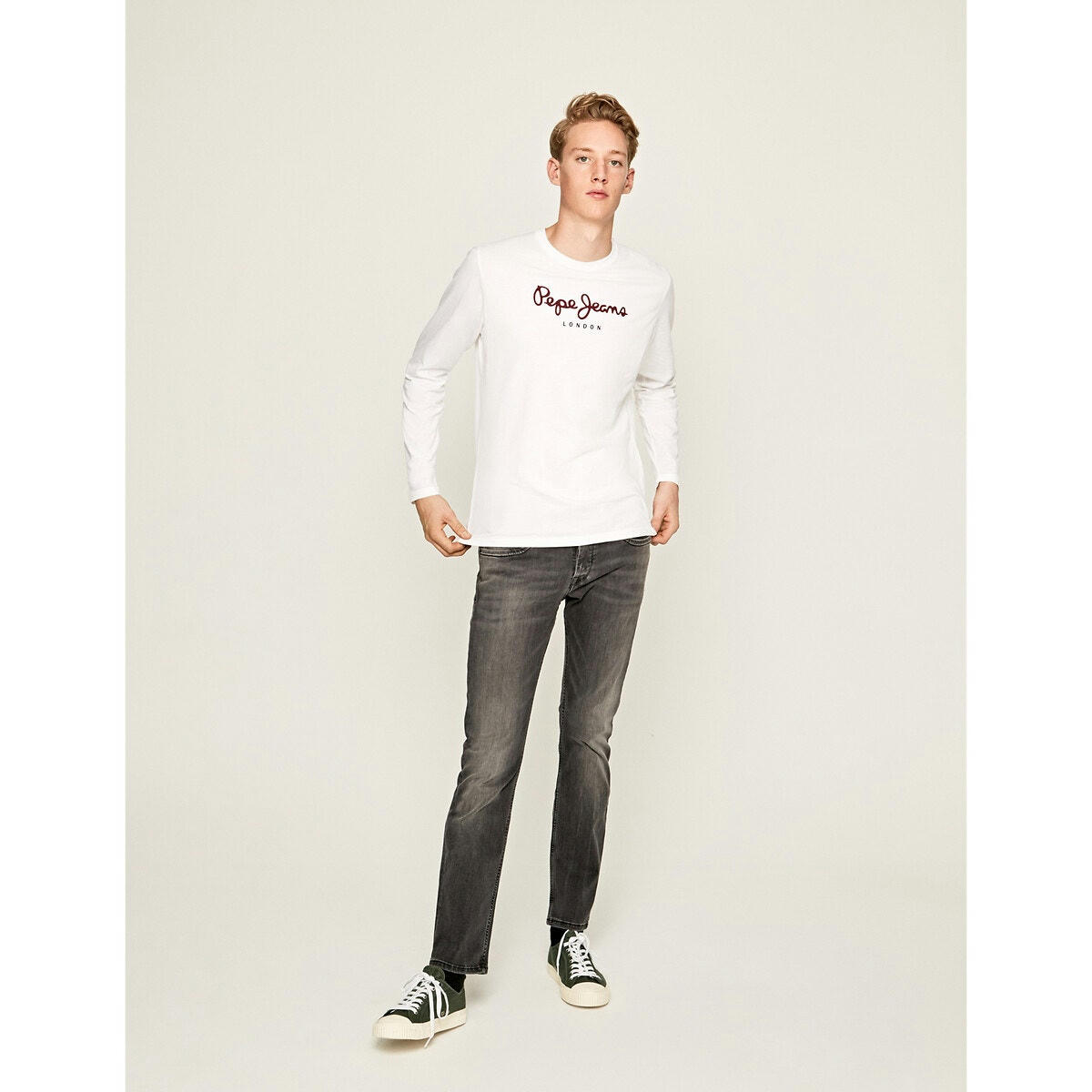 T-shirt col rond manches longues Eggo