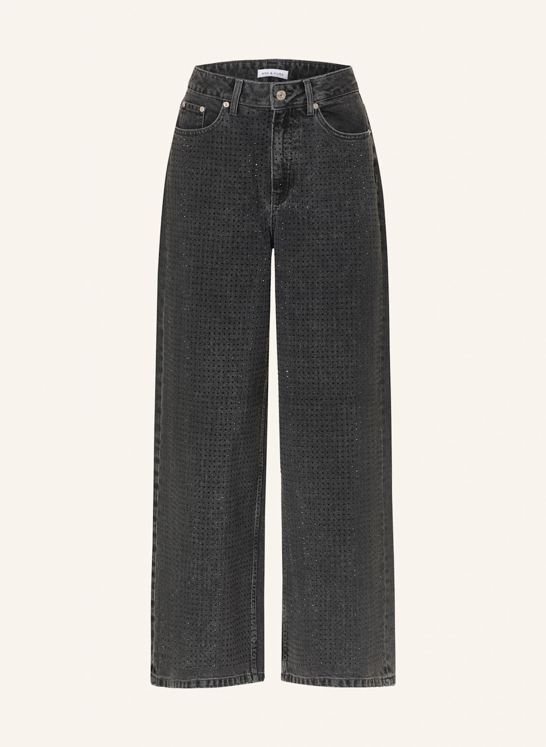 MRS & HUGS Jeans mit Schmucksteinen