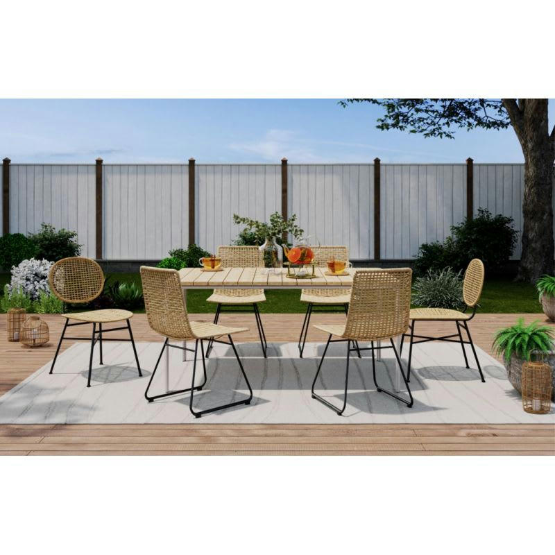 ASTI - Table de jardin en bois d'acacia fsc  160 cm