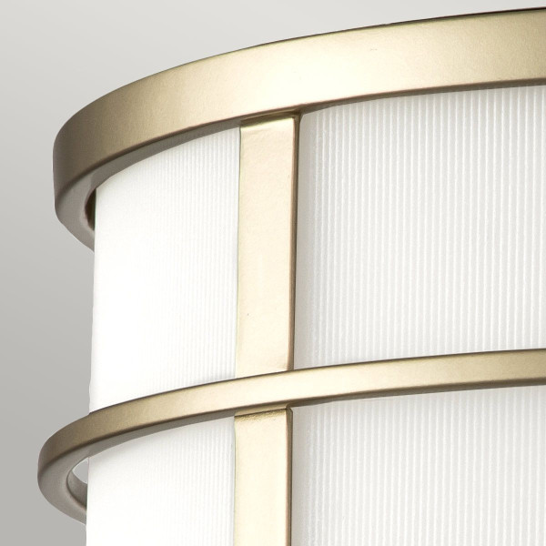 Plafonnaturalny mosiądz-szkło okrągły 34,3cm Fusion 3xE27x40W IP20 Feiss