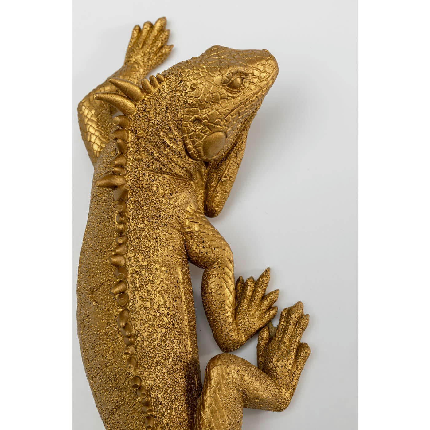 LIZARD - Déco murale iguane doré 31x11cm Kare Design