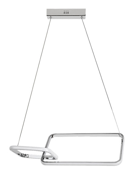 Lampa wisząca MALWEN chromowana biała LED 2x36W 4000K 2200lm Rabalux