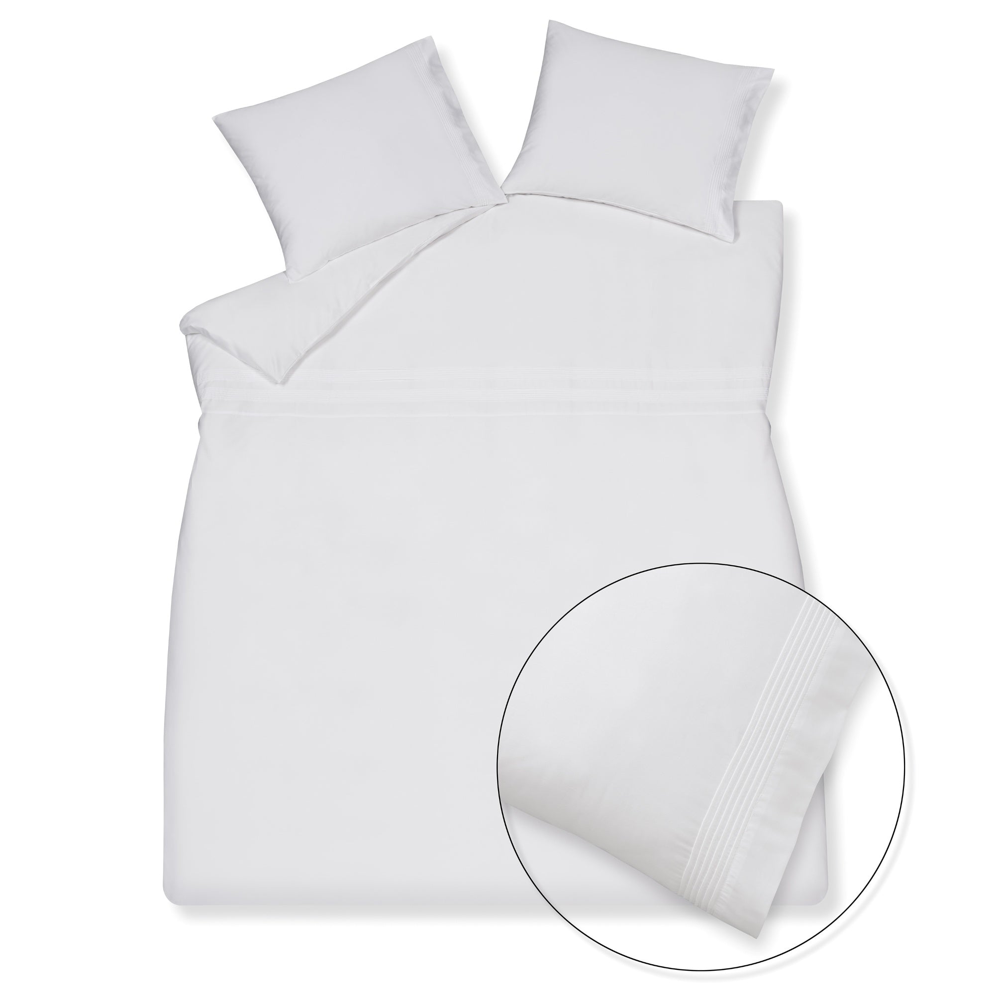 Purity Portofino Dekbedovertrek   200 x 200 220 cm   Wit