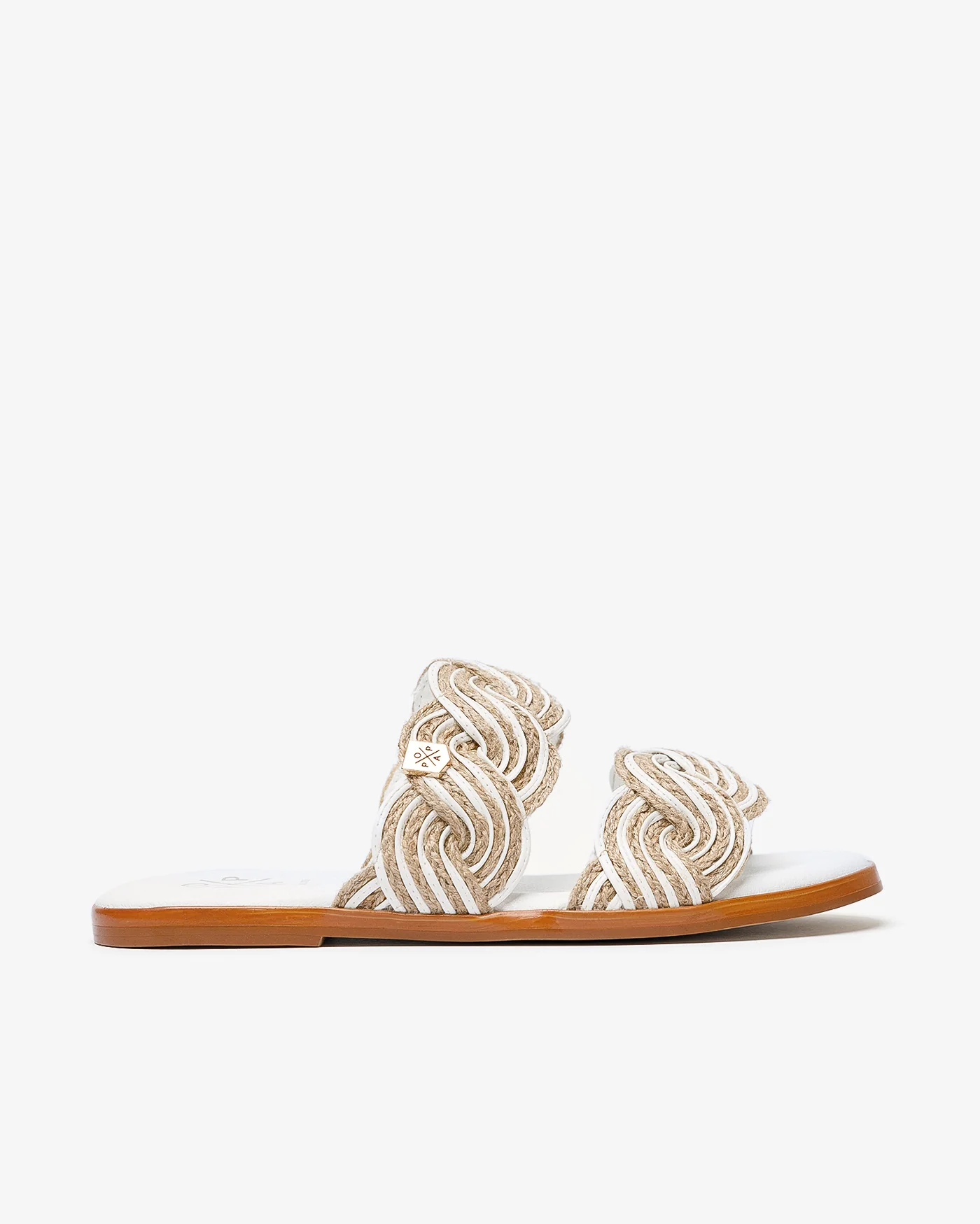 Sandalia Clicos Yute Blanco