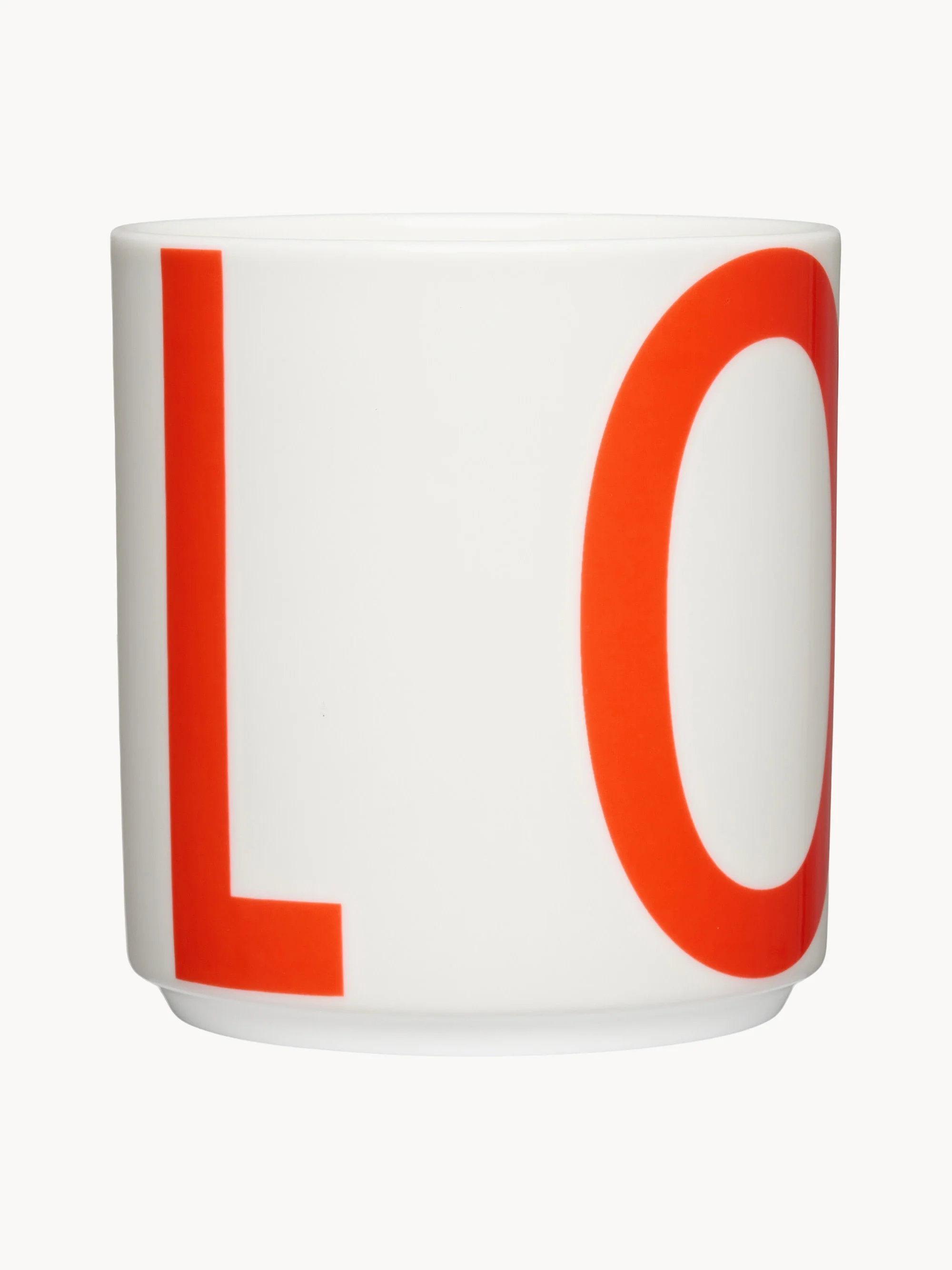 Design Becher Vintage ABC Love