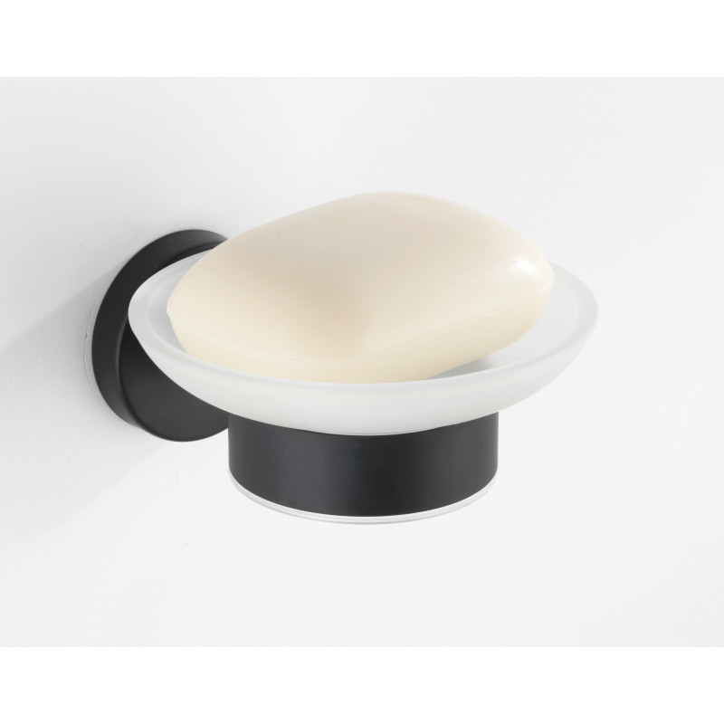Porte-savon Bosio noir mat WENKO