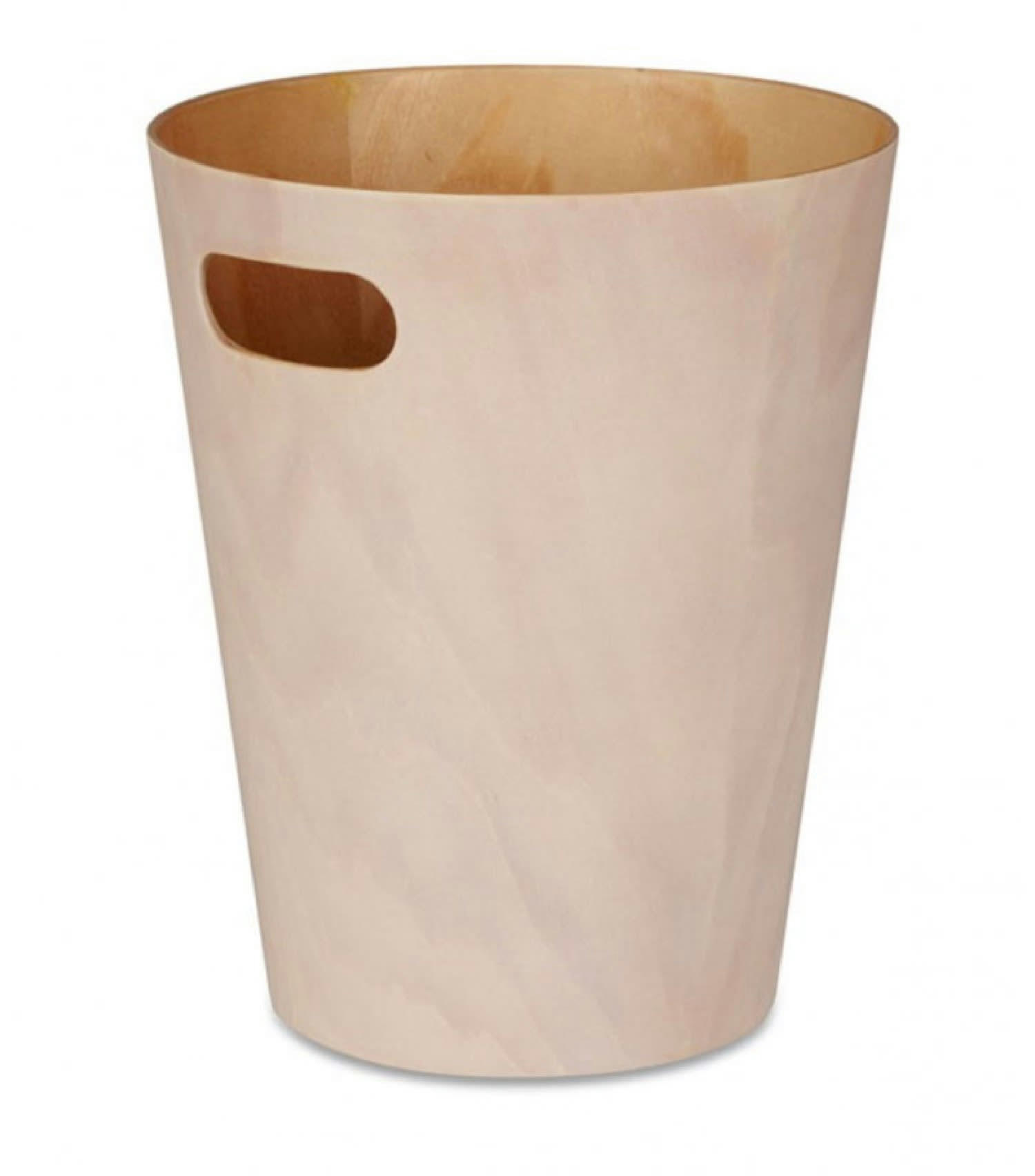 WOODROW - Corbeille bois 7.5L blanc