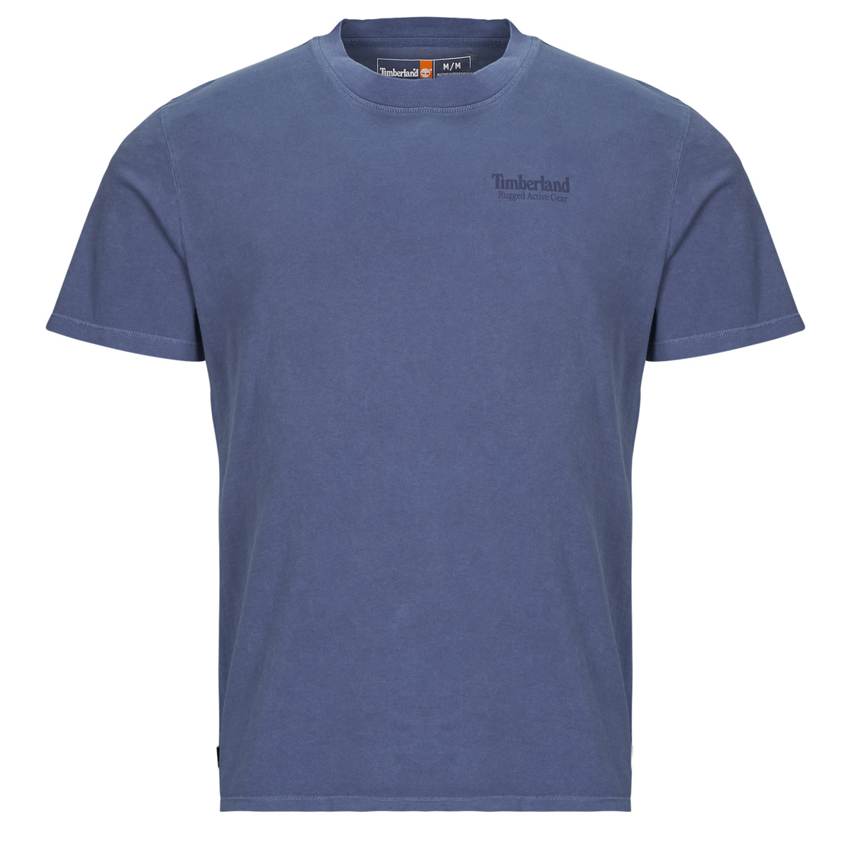 Timberland - RUGGED ACTIVE GEAR BACK GRAPHIC TEE - Blue
