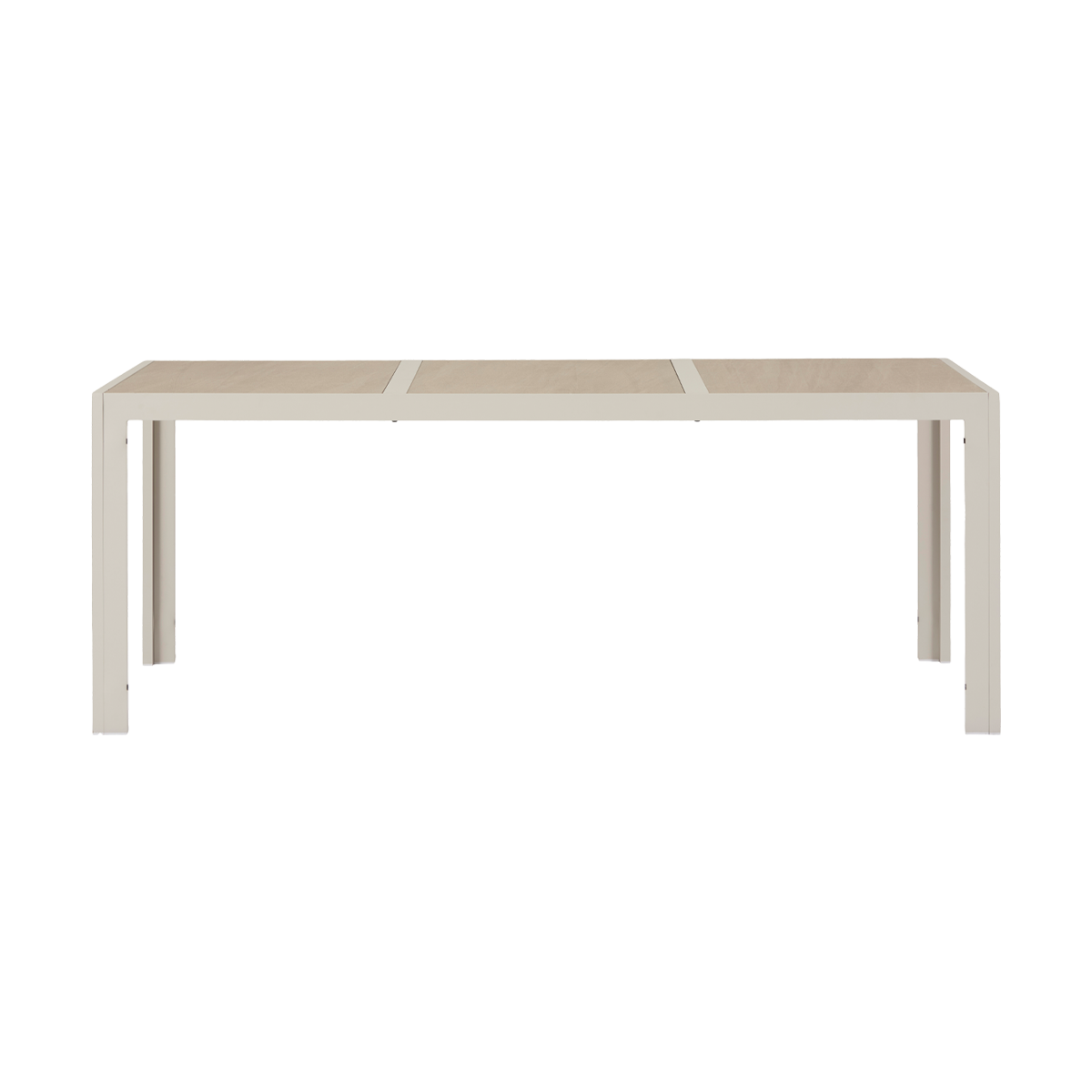 Lisomme Bosse Aluminium Tuintafel Beige - 196 x 91 cm