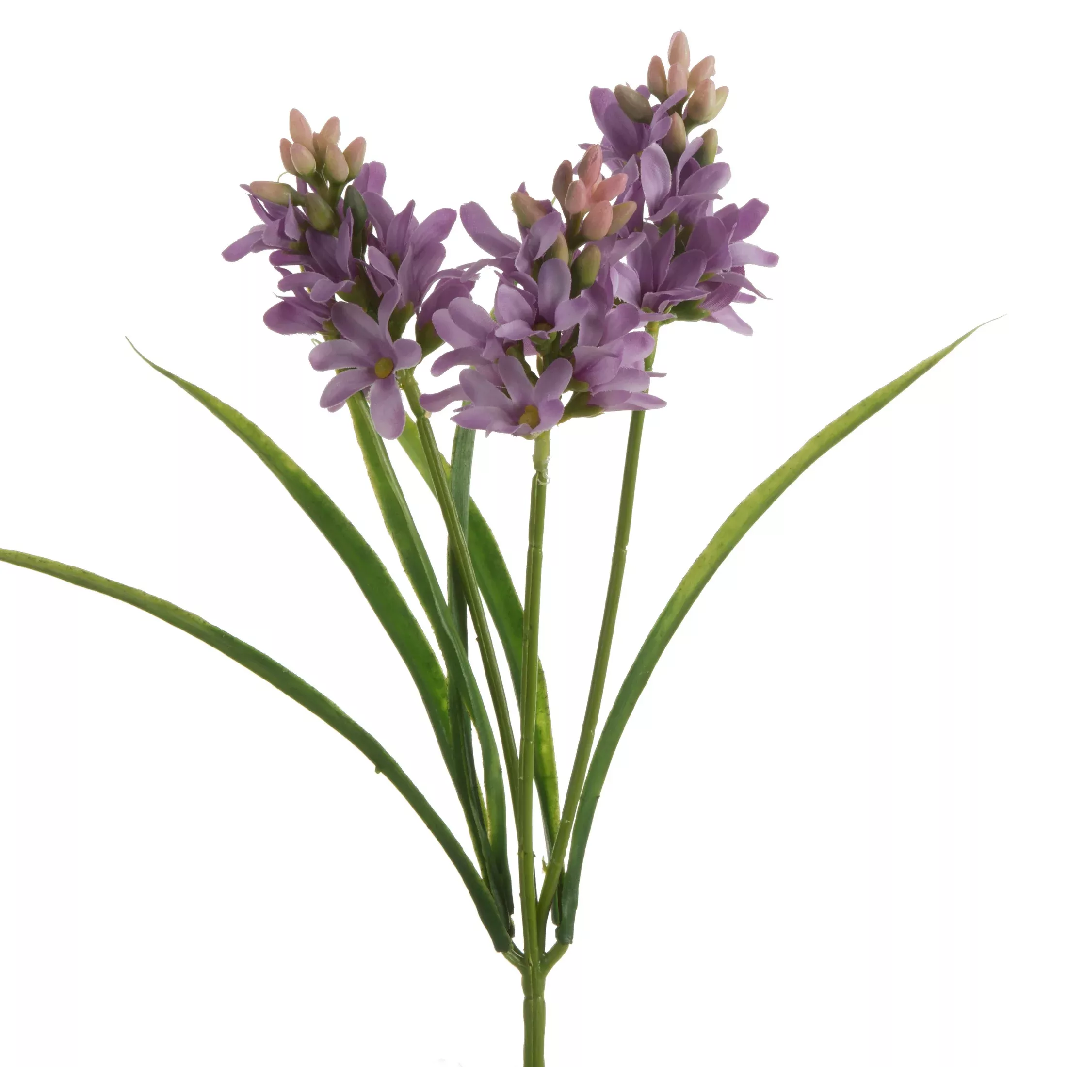 Kwiat sztuczny hiacynt jasnofioletowy 32 cm