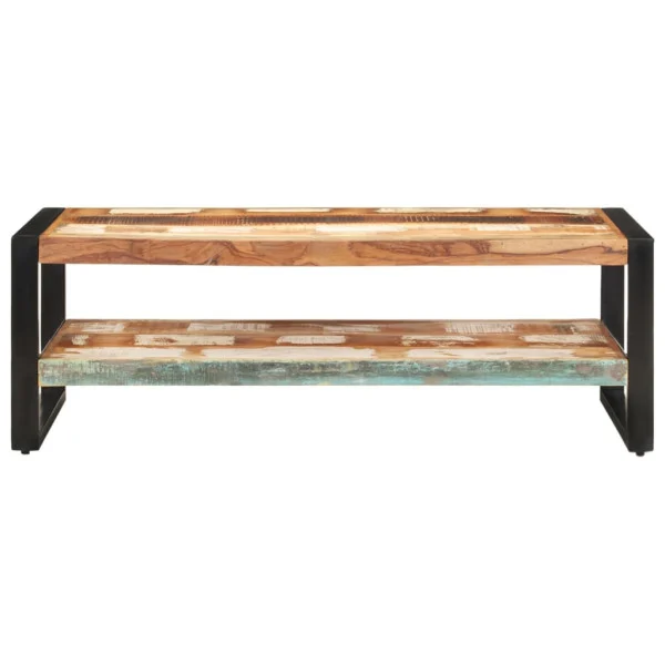 Stolik Kawowy Ława Stół Drewniany 120x60x40 Półka Do Salonu Do Pokoju