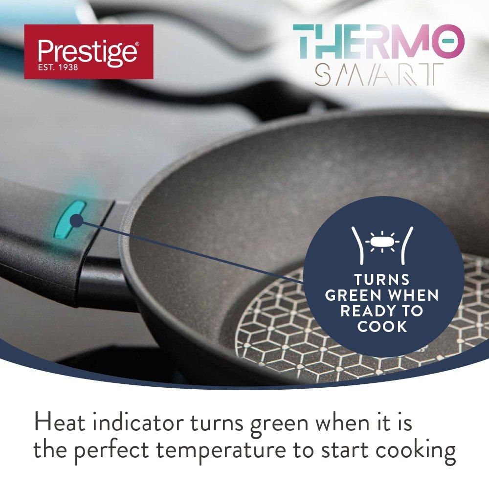 Prestige Thermo Smart Non Stick Pots and Pans Set | 5 Pce Induction Hob Pan Set
