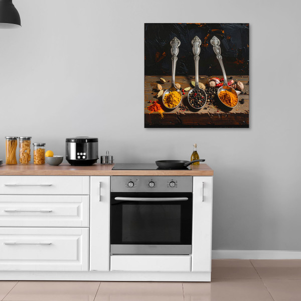 Obraz do kuchni restauracji baru jadalni, Aromatyczne Przyprawy 20x20