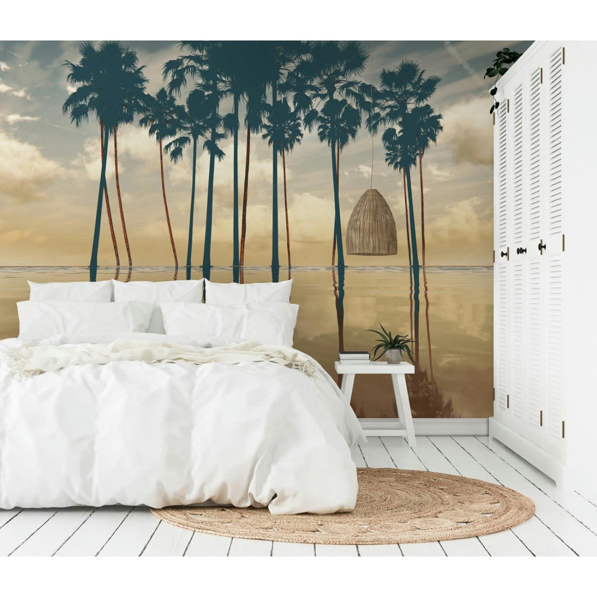 CARAÏBES - Papier peint panoramique motif imprimé Multicolore 336x270cm