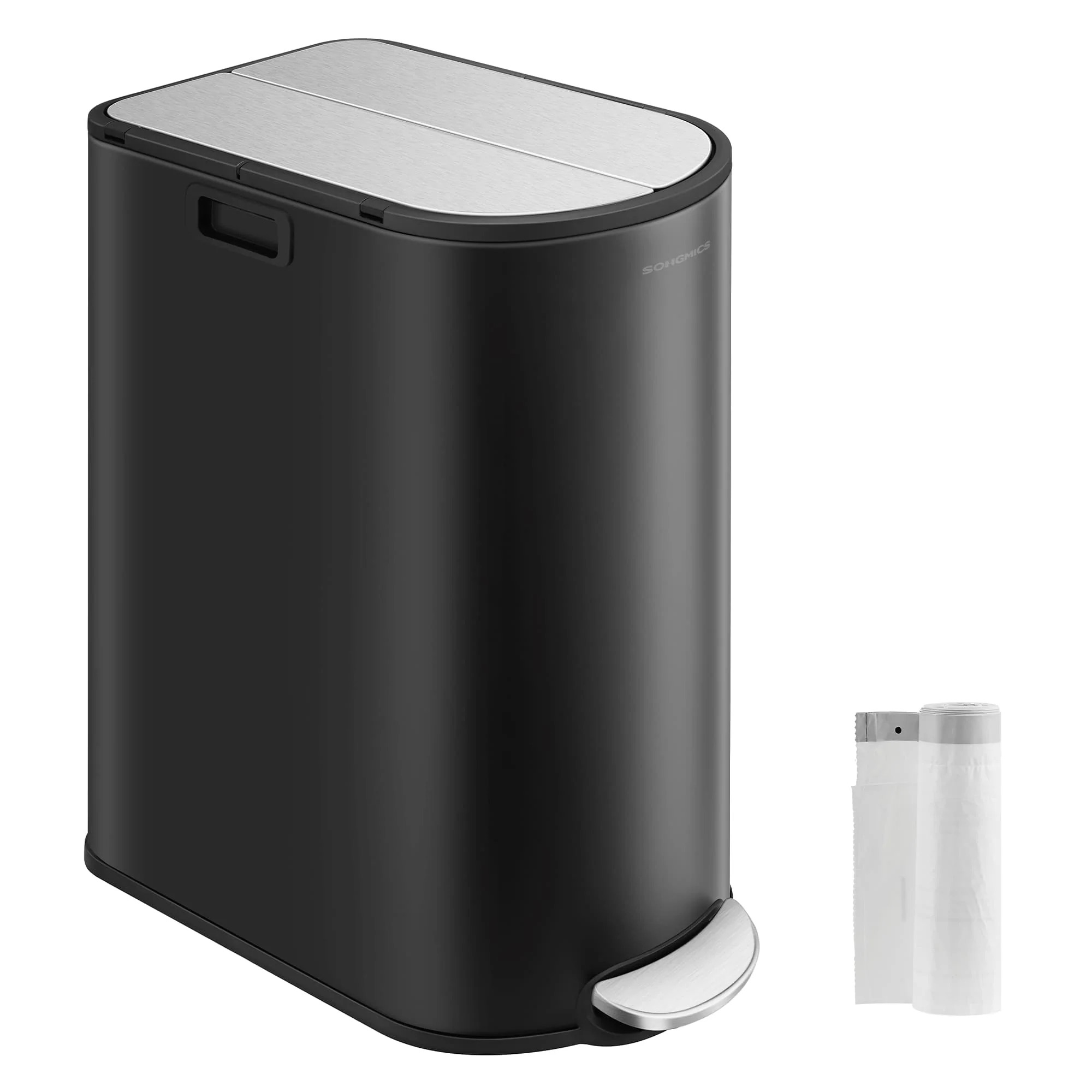 Poubelle de cuisine double 30L et 20L